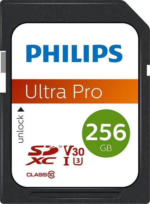 Philips Ultra Pro R100/W80 256GB, UHS-I U3, Class 10