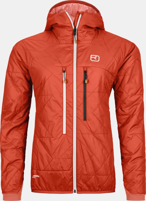 Ortovox Swisswool Piz Boè Funktionsjacke sunset orange (Damen)