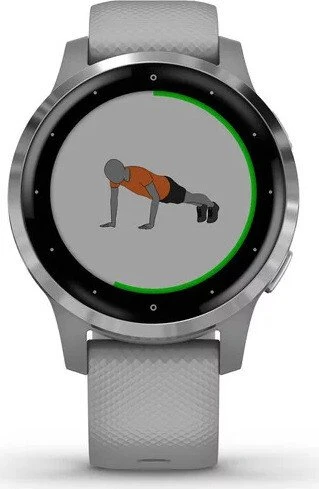 Garmin vivoactive 4S powder grey/silver
