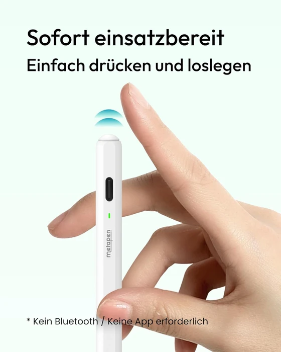 Metapen Air 8 iPad Pencil weiß