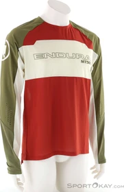 Endura MT500 Burner Lite Trikot langarm brick (Herren)