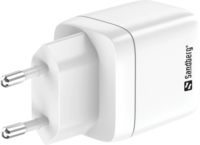 Sandberg 2in1 Charger 1xUSB-A 1xUSB-C 35W weiß