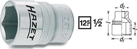 Hazet 900-9 Außensechskant Steckschlüssel 1/2", 9x38mm