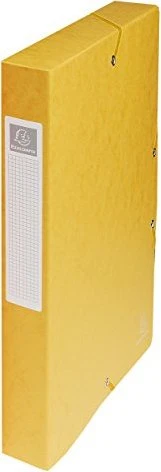 Exacompta Archivbox Colorspan Karton 40mm, A4, gelb, 8er-Pack