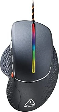 Canyon Apstar Gaming Mouse schwarz/silber, USB