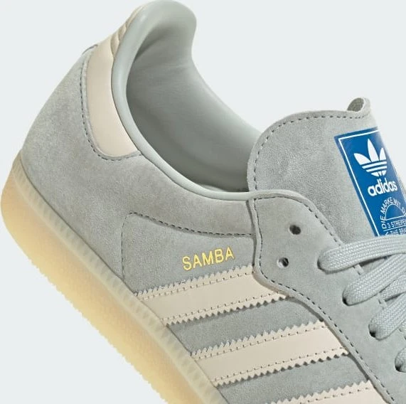 adidas Samba OG wonder silver/chalk white/off white