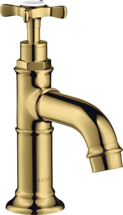 Hansgrohe Axor Montreux Standventil 50 mit Kreuzgriff ohne Ablaufgarnitur polished goldoptik