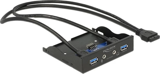 DeLOCK USB 3.0 2-port + HD-Audio Frontpanel