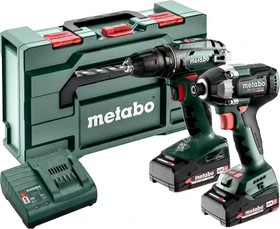 Metabo Combo Set 2.8.1 18V Akku-Maschinenset inkl. Koffer + 2 Akkus 2.0Ah