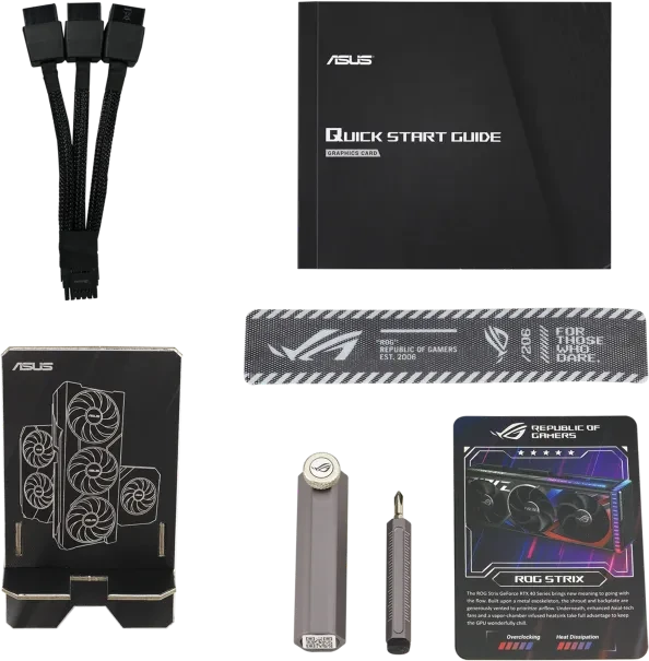 ASUS ROG Strix GeForce RTX 4080 SUPER, ROG-STRIX-RTX4080S-16G-GAMING, 16GB GDDR6X, 2x HDMI, 3x DP