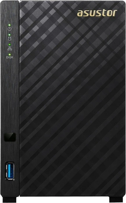 Asustor AS1002T, 512MB RAM, 1x RJ-45 1000Base-T, 2x USB-A 3.0