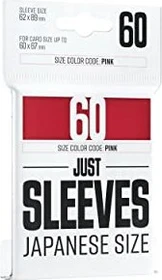 Gamegenic Just Sleeves Japanese Size rot, 60 Stück