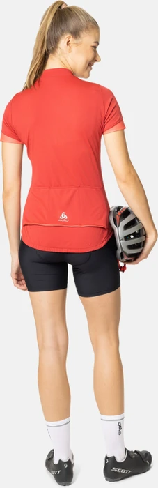 Odlo Essentials Trikot kurzarm american beauty/cayenne (Damen)