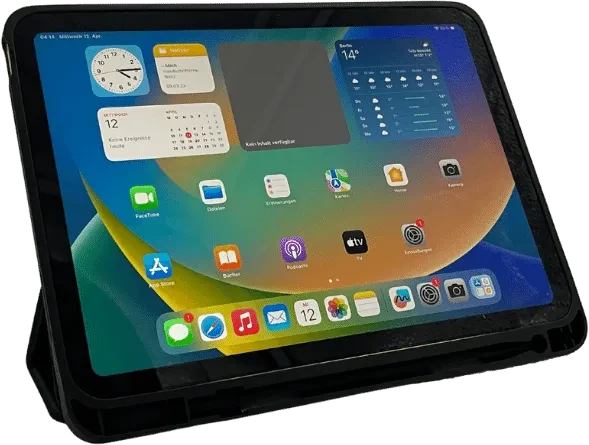 Deqster Slim Case für Apple iPad (10.Gen) 10.9", schwarz