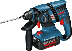 Bosch Professional GBH 36 V-EC Compact Akku-Bohrhammer inkl. L-Boxx + 2 Akkus 2.0Ah