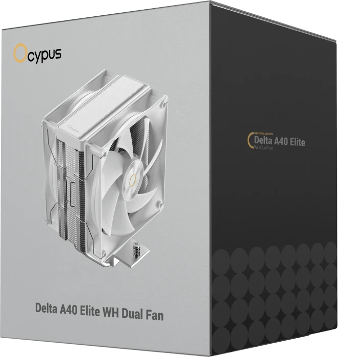 Ocypus Delta A40 Elite WH Dual Fan, weiß