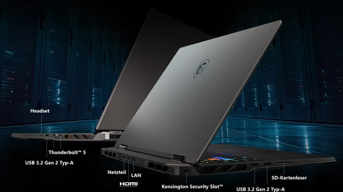 MSI Vector 18 HX AI A2XWJG-657, Cosmos Gray, Core Ultra 9 275HX, 32GB RAM, 2TB SSD, GeForce RTX 5090, DE
