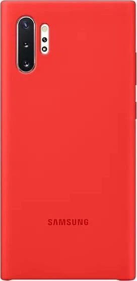Samsung Silicone Cover für Galaxy Note 10+ rot