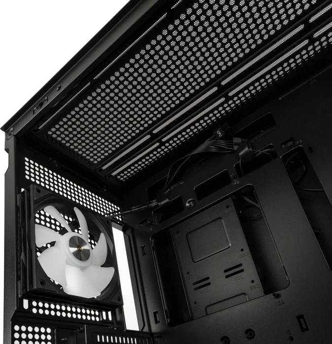 GSI SmartAssembly ARGB Mesh, schwarz, Glasfenster, 850W ATX