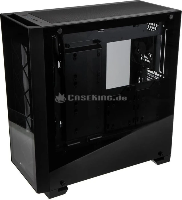 Lian Li Alpha 330X schwarz, Glasfenster