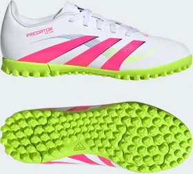 adidas Predator Club TF cloud white/lucid pink/lucid lemon (Junior)