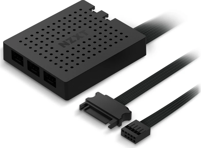 NZXT Aer RGB 2 Starter Kit, Matte Black, schwarz, LED-Steuerung, 120mm, 3er-Pack
