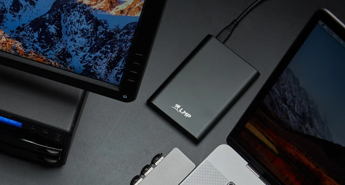 LMP DataMobile Festplattengehäuse, schwarz, 2.5", USB-C 3.1