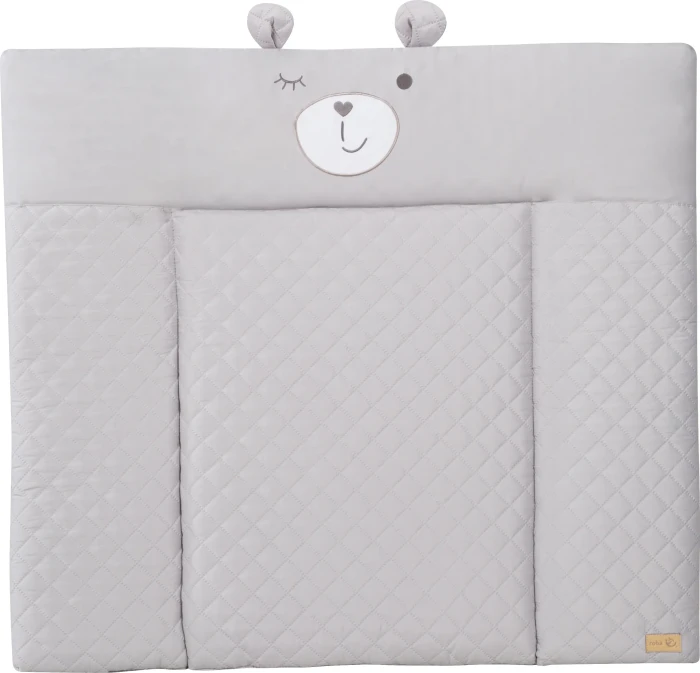 roba Style soft Wickelauflage Bär Sammy silbergrau