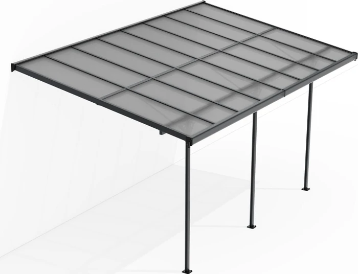 Juskys Borneo Terrassenüberdachung 5x3m anthrazit