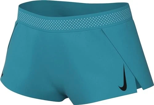 Nike AeroSwift Laufhose kurz rapid teal/black (Damen)