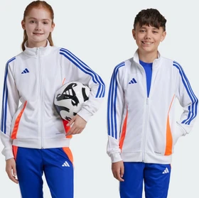 adidas Tiro 24 Trainingsjacke white/app solar red/lucid blue (Junior)