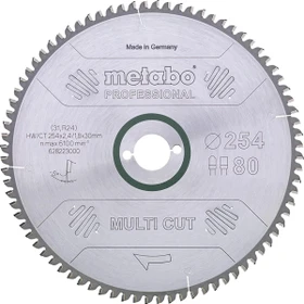Metabo Multi Cut Kreissägeblatt 80Z, 254x1.8x30mm, 1 Stück