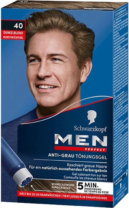 Schwarzkopf Men Perfect Anti-Grau Tönungs-Gel, 80ml