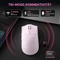 Yunzii M2 Dual 8K Custom Wireless Gaming Maus, rosa, USB/Bluetooth Vorschaubild