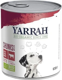 Yarrah Organic Dog Food Chunks mit Huhn, 405g