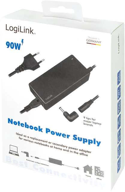 LogiLink Notebook Universal Netzteil 90W, 90W