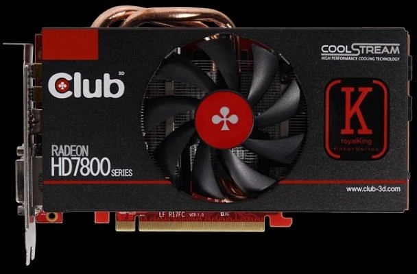 Club 3D Radeon HD 7870 GHz Edition royalKnights CrossFire Bundle, 2GB GDDR5, DVI, HDMI, 2x mDP