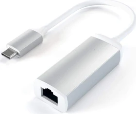 Satechi Gigabit Ethernet Adapter LAN-Adapter, silver, USB-C 3.0 [Stecker] (ST-TCENS)