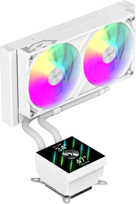 GameMax Glacier 240 WH, weiß