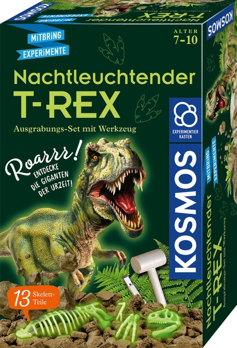 Kosmos T-Rex nachtleuchtend