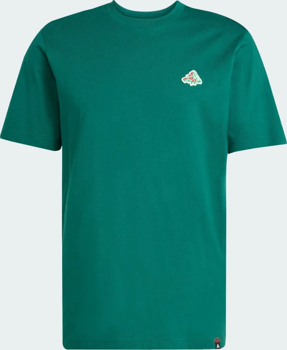 adidas Mini Pizza Graphic T-Shirt kurzarm collegiate green (Herren)