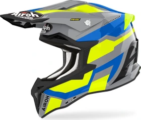 Airoh Strycker Glam grau/blau/gelb