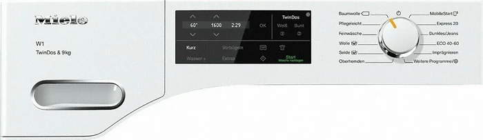 Miele W1 WWG760WPS TwinDos & 9kg Frontlader