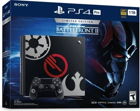 Sony PlayStation 4 Pro - 1TB Star Wars Battlefront II Limited Edition Bundle schwarz