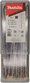 Makita SDS-VPlus Hammerbohrer, 6x100x160mm, 25 Stück