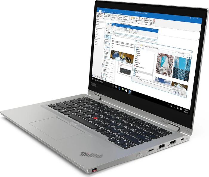 Lenovo ThinkPad L13 Yoga G2 (Intel), silber, Core i5-1135G7, 8GB RAM, 256GB SSD, DE