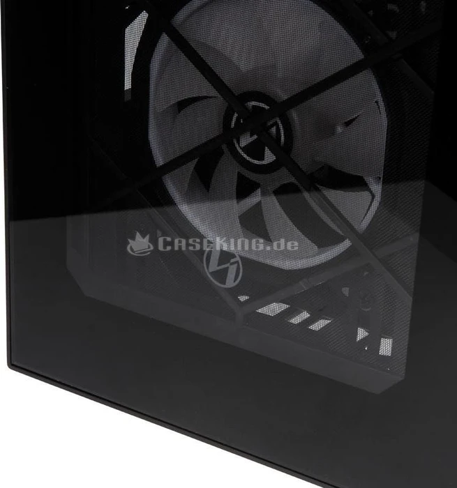 Lian Li Alpha 550X schwarz, Glasfenster