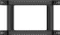 Lanberg Open Rack Series 19" Open Frame Rack 22HE, 4-Pfosten, mit Rollen, Flat Pack, tiefenverstellbar, 550-790mm, RAL 9004, 1000mm tief Vorschaubild