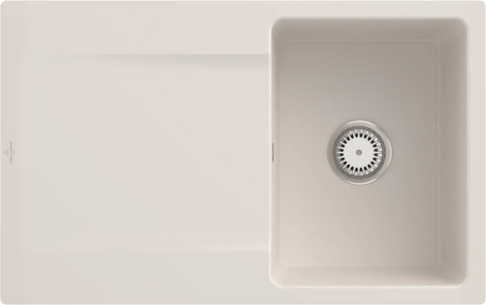 Villeroy & Boch Siluet Flat 780x490mm Einbau Becken reversibel crema