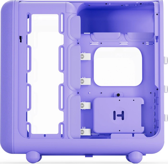 Hyte X50 Taro Milk, violett, Glasfenster